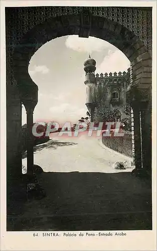 Moderne Karte Sintra Palacio da Pena Entrada Arabe