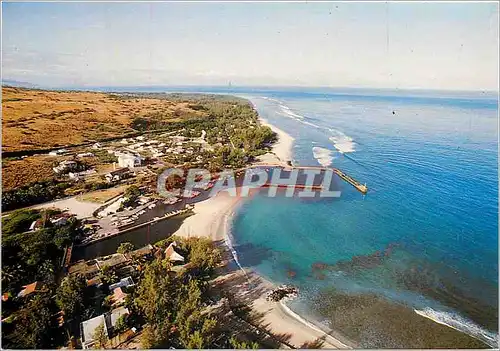 Moderne Karte Ile de la Reunion Les Roches Noires Saint Gilles les Bains