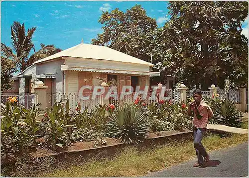 Cartes postales moderne Ile de la Reunion Case Creole dans le Sud de L'Ile