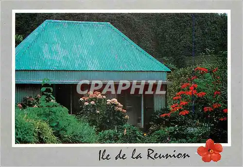 Cartes postales moderne Ile de la Reunion case creole