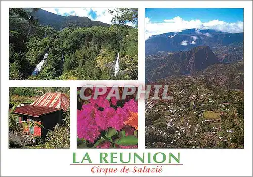 Cartes postales moderne Ile de la Reunion Cirque de Salazie