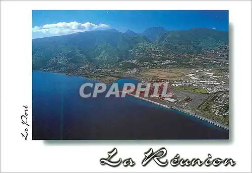 Cartes postales moderne Ile de la Reunion Vue sur le port et la possession