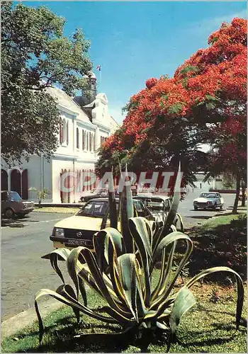 Moderne Karte Ile de la Reunion Hotel de Ville de St Pierre