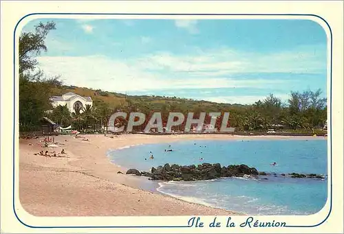 Cartes postales moderne Ile de la Reunion La plage des roches noires a Saint Gilles