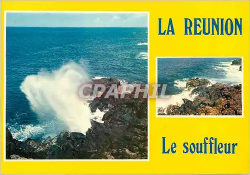Moderne Karte La Reunion Le Souffleur