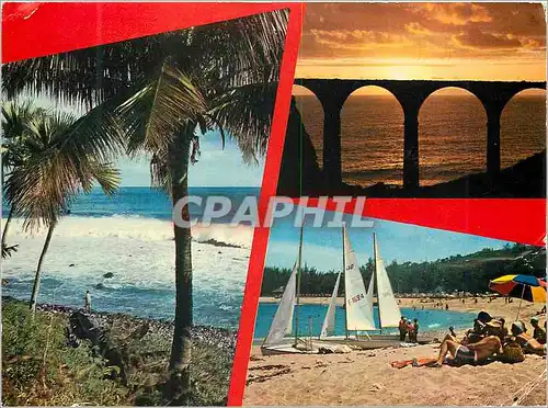 Cartes postales moderne L Ile de la Reunion Cote Sauvage du Sud Pont sur la grande ravine