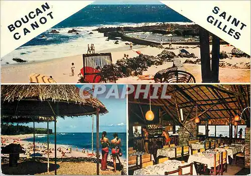 Cartes postales moderne Ile de la Reunion Le Boucan Canot a St Gilles les Bains