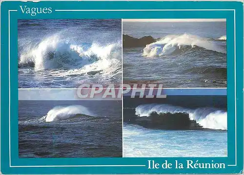 Cartes postales moderne Ile de la Reunion vagues