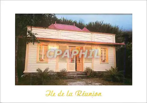 Cartes postales moderne Ile de la Reunion Case creole