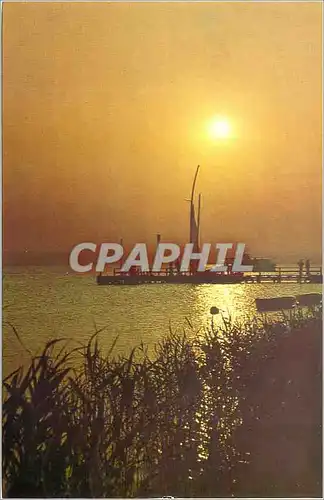 Cartes postales moderne Mamaia Coucher du Soleil sur le Siut Ghiol