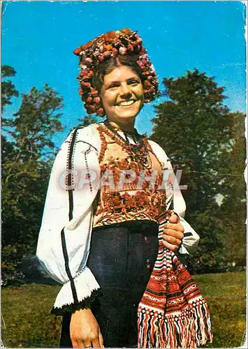 Cartes postales moderne Port de mireasa din Avrig Jud Sibiu Costume Folklore