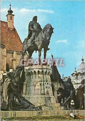 Cartes postales moderne Cluj Statue lui Matei Corvin