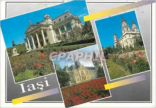 Cartes postales moderne Iasi Palatul Culturii Catedrala Mitropolitana