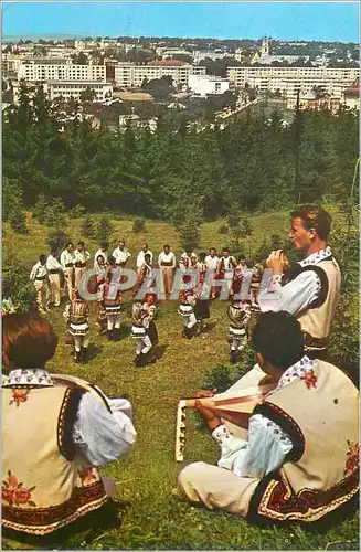Cartes postales moderne Suceava Dans le Parc de la Jeunesse Folklore