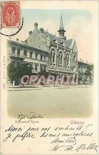 Cartes postales Rejormierle Kirche Odessa