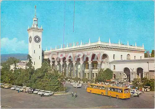 Cartes postales moderne Russie Autobus Avion Helicoptere