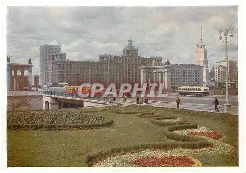 Moderne Karte URSS Moscou Le quai Dorgomilovskala