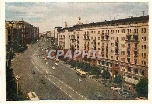 Moderne Karte Moscou Rue Gorki