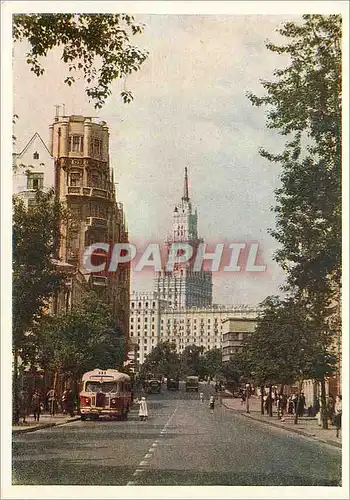 Moderne Karte Moscou Rue Novaia Basmannaia