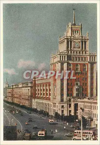 Moderne Karte Moscou Rue Bolchaia Sadovaia