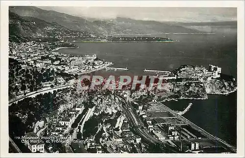 Cartes postales Monaco Monte Carlo Cap Martin et Frontiere Italienne