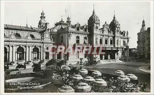 Cartes postales moderne Monte Carlo Place du Casino