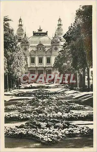 Cartes postales moderne Monte Carlo Les jardins et le casino