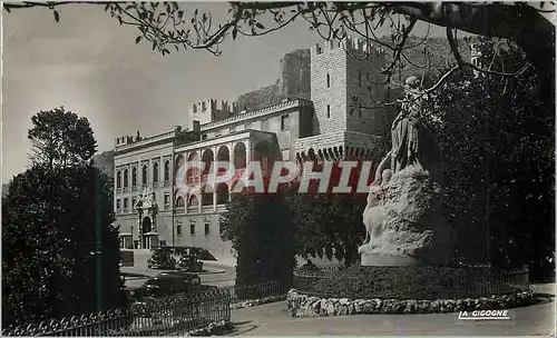 Cartes postales moderne Monaco Le palais du Prince et le monument commemoratif