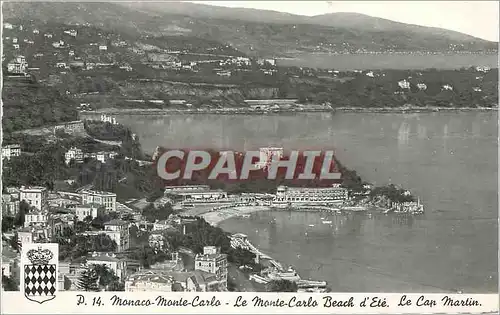 Cartes postales moderne Monaco Monte Carlo Le Monte Carlo Beach d ete Le Cap Martin