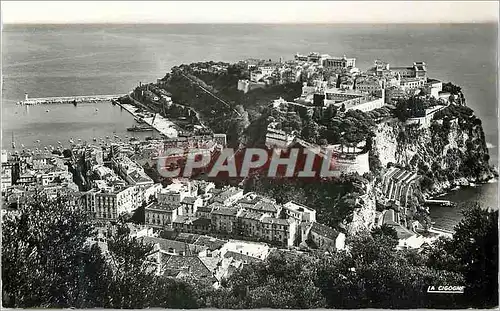 Cartes postales moderne Monaco Vue d ensemble du rocher et de la Condamine