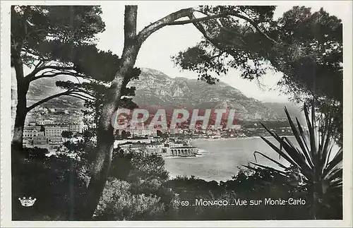 Cartes postales moderne Monaco Vue sur Monte Carlo
