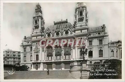 Cartes postales moderne Monte Carlo Le Casino Facade sud