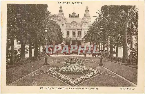 Cartes postales Monte Carlo Le casino