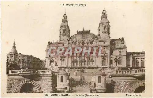 Ansichtskarte AK Monte Carlo Casino Facade sud