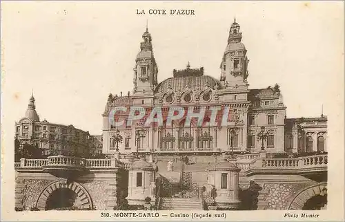 Cartes postales Monte Carlo Casino Facade sud