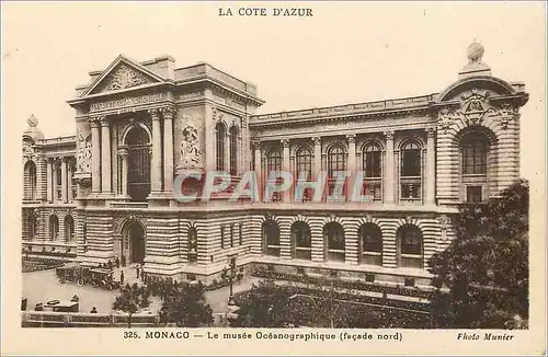 Ansichtskarte AK Monaco Le musee oceanographique facade nord