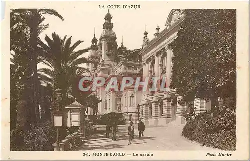 Cartes postales Monte Carlo Le casino