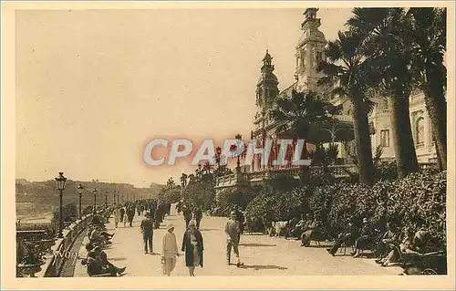 Cartes postales Monte Carlo Principaute de Monaco Terrasse et Jardin du Casino