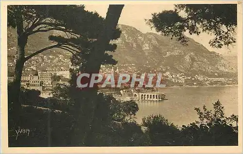 Cartes postales Monte Carlo Principaute de Monaco Vue generale prise de Monaco