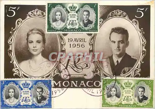 Cartes postales moderne Monaco Grace Kelly Rainer