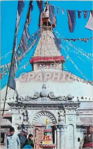 Moderne Karte Boudhanath Kathmandu Nepal