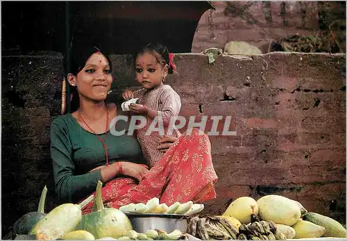 Cartes postales moderne Sur la place du Palais Royal de Kathmandu Nepal