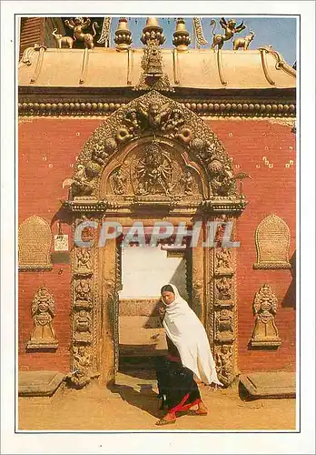Cartes postales moderne Bhadgaon La Porte Doree Nepal