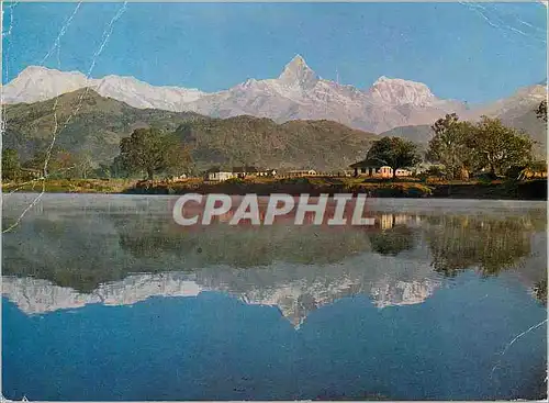 Cartes postales moderne Mt Machhapuchhare and Phewa Tal
