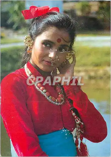 Moderne Karte Faces of Nepal Chhetri Girl