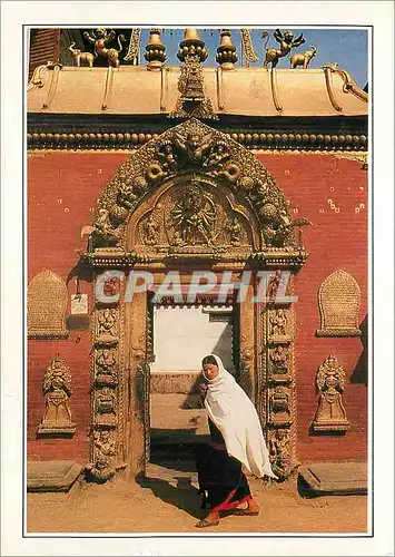 Cartes postales moderne Bhadgaon The gate of the royal palace