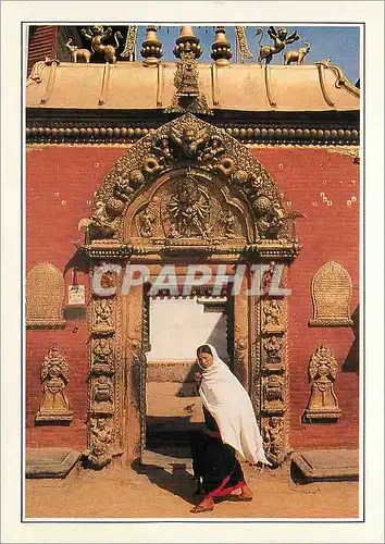 Cartes postales moderne Bhadgaon The gate of the royal palace