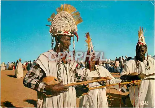 Moderne Karte Republique du Niger Musiciens Maouris de Dogondoutchi