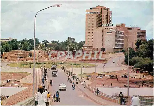 Cartes postales moderne Republique du Niger Niamey Place Kennedy et Gaoueye
