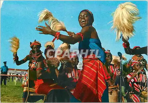 Moderne Karte Danseurs traditionnels de la Nigerie occidentale